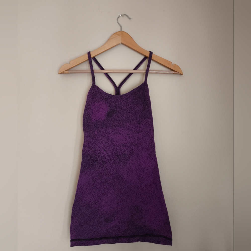 Lululemon power Y speckled top